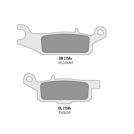 Delta Braking, brzdové desky KH446 Yamaha YFM 550 GRIZZLY '11-14, YFM 700 GRIZZLY '07-18 pravé zadní - nahrazuje DB2158MX-D a