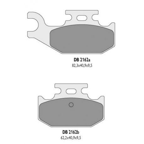 Delta Braking, brzdové desky KH428 Yamaha YFM 700 RAPTOR, zadní - nahrazuje DB2162MX-D a DB2162QD-D