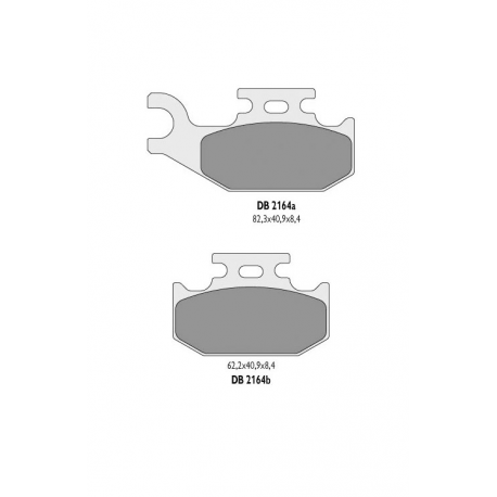 Delta Braking, brzdové desky KH414 Suzuki ATV - nahrazuje DB2164MX-D a DB2164QD-D (pravé přední)