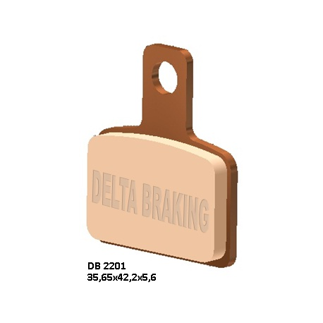 Delta Braking, brzdové desky KH495 BETA TRIAL - nahrazuje DB2201MX-N