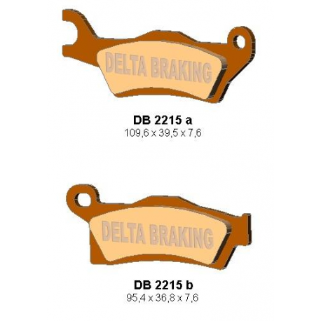 Delta Braking, brzdové desky KH617 CAN-AM OUTLANDER 800/1000 '12, RENEGADE 1000 '12 pravé přední, zadní - nahrazuje DB2215MX-D O