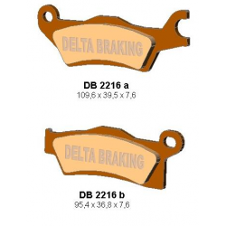 Delta Braking, brzdové desky KH618 CAN-AM OUTLANDER 800/1000 '12, RENEGADE 1000 '12 levé přední - nahrazuje DB2216MX-D a DB2