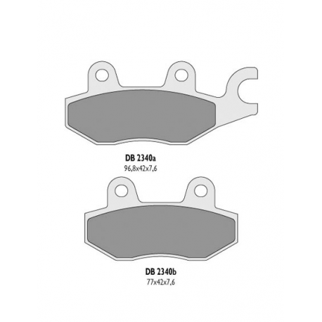 Delta Braking, brzdové desky KH165, přední - nahrazuje DB2340MX-D a DB2340QD-D
