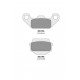 Delta Braking, brzdové desky KH128 KEF 300 LAKOTA`94-04, KSF 250`94-04 - nahrazuje DB2390MX-D a DB2390QD-D