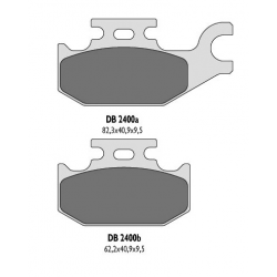 Delta Braking, brzdové desky KH307 Yamaha YFM, zadní - nahrazuje DB2400MX-D a DB2400QD-D