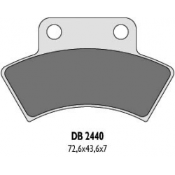 Delta Braking, brzdové desky KH232 QUADZILLA, Polaris, zadní - nahrazuje DB2440MX-D a DB2440QD-D