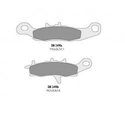 Delta Braking, brzdové desky KH342 KVF levé přední - nahrazuje DB2490MX-D a DB2490QD-D