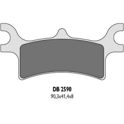 Delta Braking, brzdové desky KH314 Polaris, zadní - nahrazuje DB2590MX-D a DB2590QD-D