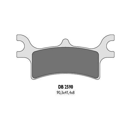 Delta Braking, brzdové desky KH314 Polaris, zadní - nahrazuje DB2590MX-D a DB2590QD-D