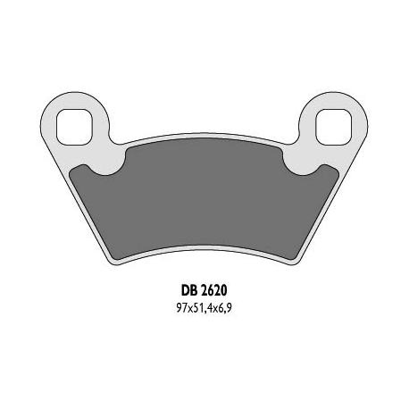 Delta Braking, brzdové desky KH354 Polaris - nahrazuje DB2620MX-D a DB2620QD-D