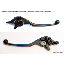 Nachman, brzdová páčka, Kawasaki GPZ/GTR/KLE/ZRX/ZX/ZZR (MC-08297BK,74992,70022), černá barva