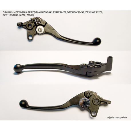 Nachman, spojková páčka, Kawasaki ZX7R '96-'02,GPZ1100 '96-'98, ZRX1100 '97-'00, ZZR1100/1200 (MC-08568BK, 71582)