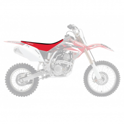 Blackbird, potah sedla, Honda CRF 150R '07-'19, Double Grip 3, barva černá/červená