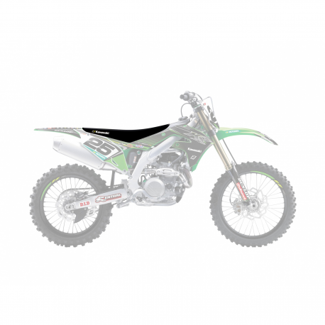 Blackbird, potah sedla, Kawasaki KXF 450 '19, Pyramid (PMD), černá barva
