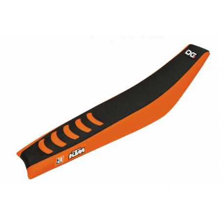 Blackbird, potah sedla, KTM SX/SXF '16-'18, EXC '17-'19 Double Grip 3, barva černá/oranžová