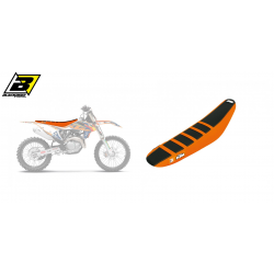 Blackbird, potah sedla, KTM SX/SXF '19-'21, EXC '21 Zebra, barva černá/oranžová