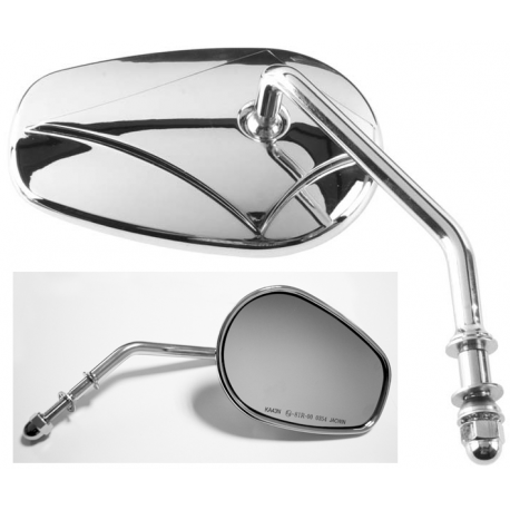 Vicma, zpětné zrcátko, Harley Davidson 03 pravé, chrom závit M10