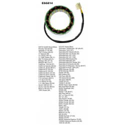 Electrosport, stator alternátoru, Ducati / MOTO GUZZI (staré modely) (2 kabely)