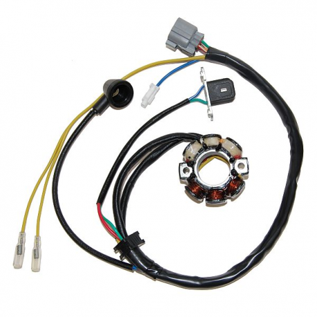 Electrosport, stator alternátoru se světly, Kawasaki KXF 250 (04), Suzuki RMZ 250 (04) (se snímačem) (50W)