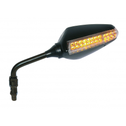 FAR, zpětné zrcátko, levé univerzální, s blinkrem LED, černá barva (komplet pro FAR 6886)