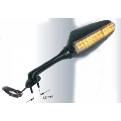 FAR, zpětné zrcátko, pravé LED Suzuki GSXR 1000 (05-06), GSXR 600/750 (06)