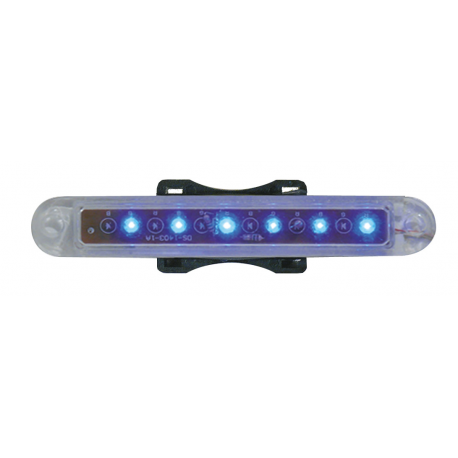 FAR, sada blinkrů LED (ALUMINIUM) (2ks.), černá barva