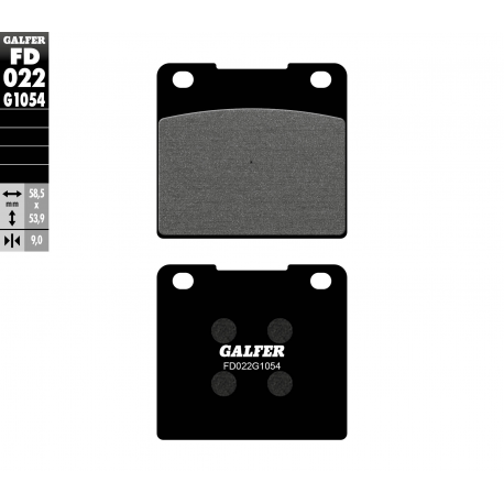GALFER KLOCKI HAMULCOWE KH36