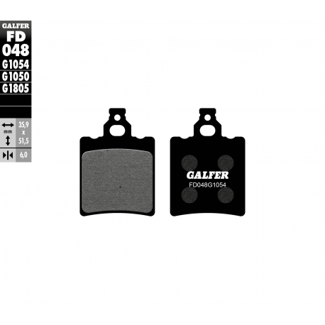 GALFER KLOCKI HAMULCOWE KH60 KH337