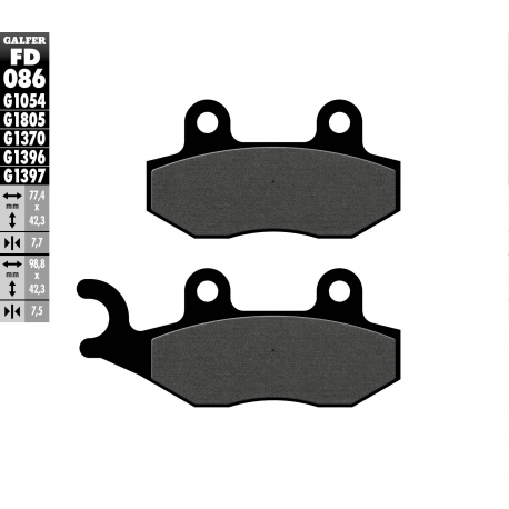 Galfer, brzdové desky KH135 / KH214