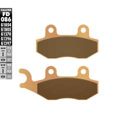 Galfer, brzdové desky KH135 / KH214 Sintered (zlaté) Off-Road
