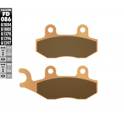 Galfer, brzdové desky KH135 / KH214 Sintered (zlaté) ATV