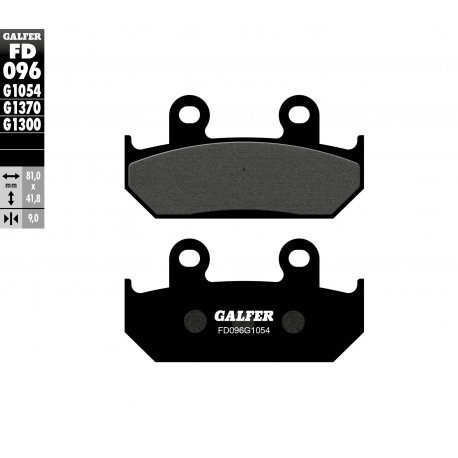 Galfer, brzdové desky KH121 / KH203 Semi Metal, přední Honda CBR600 F1/F2 '87-'94, XRV750 AFRICA TWIN '90-'93