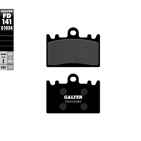 GALFER KLOCKI HAMULCOWE KH180 KAWASAKI ZXR 400 PRZÓD