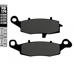 Galfer, brzdové desky KH229 (přední) Semi Metal