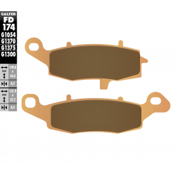 Galfer, brzdové desky KH229 Sintered (zlaté) SPORT