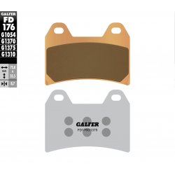 Galfer, brzdové desky KH244 (zlaté) Sintered SPORT