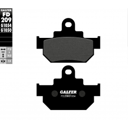 Galfer, brzdové desky KH106 Suzuki (tloušťka 7mm) Semi Metal, přední Suzuki GZ/LS/VL125