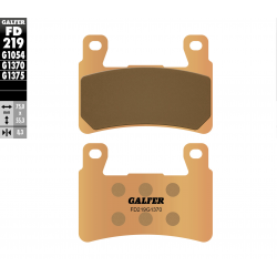 Galfer, brzdové desky KH265 / KH296 Sintered (zlaté) Street