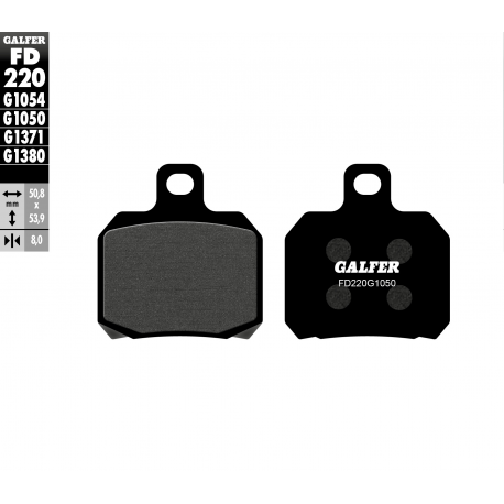 Galfer, brzdové desky KH266 (skútry) Yamaha/ MBK