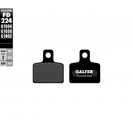 Galfer, brzdové desky KH351 Semi Metal