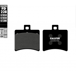 Galfer, brzdové desky KH298 Semi Metal