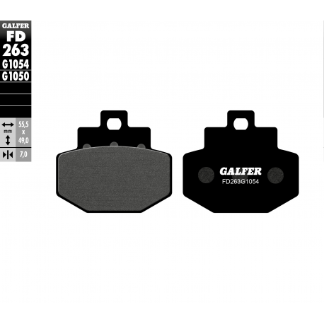 Galfer, brzdové desky KH321 skútry, GILERA, PIAGGIO