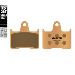 Galfer, brzdové desky KH254 Sintered (zlaté) Street, zadní