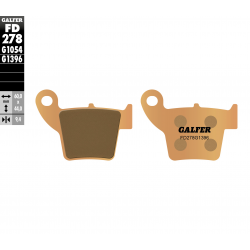 Galfer, brzdové desky KH346 Sintered (zlaté) Off-Road, zadní Honda CR/CRF