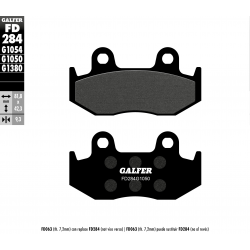 Galfer, brzdové desky KH323 Semi Metal (tloušťka 9,2 mm)