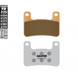 Galfer, brzdové desky KH379 Sintered (zlaté) SPORT, přední Kawasaki/Suzuki