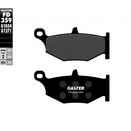 Galfer, brzdové desky KH419 Suzuki GSR/GSXR/GSX, zadní Semi Metal