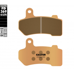 Galfer, brzdové desky KH409 Sintered (zlaté) Street HARLEY (přední/zadní) 1185/1340/1450/1690/1745/1801