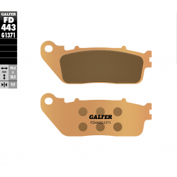 Galfer, brzdové desky KH488 Sintered (zlaté) Street, zadní Honda VFR800 '14- , VFR1200 '10- , CB1000R '08-'17