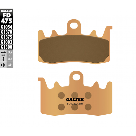 Galfer, brzdové desky KH630 Sintered (zlaté) Street, přední BMW / DUCATI / TRIUMPH